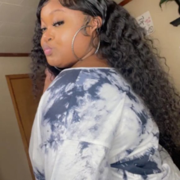 26 INCH 150% Human Hair Wig Cover Deep Curly Brazilian  Lace Front Wigs - Picture 5 of 5